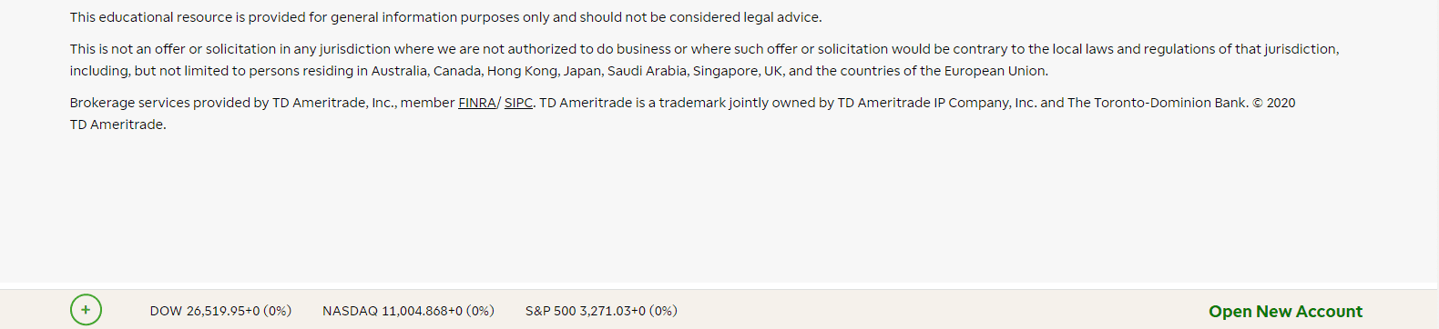 TD Ameritrade Review regulatory oversight